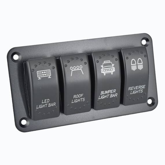 Panou 4 intrerupatoare  SPA04 - - Roveli