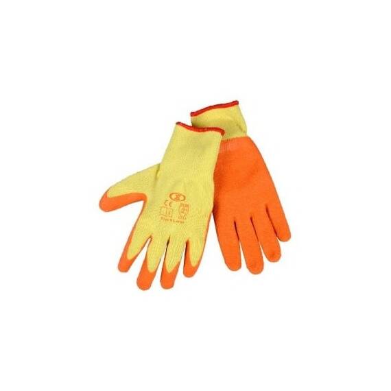 Manusi de protectie   cauciucate  portocalii Flores   Cod:FS-12443 - - Roveli
