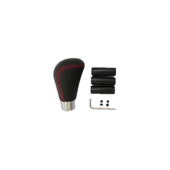 Maner  schimbator de viteza Negru- cusatura rosie Cod:AK519 - - Roveli