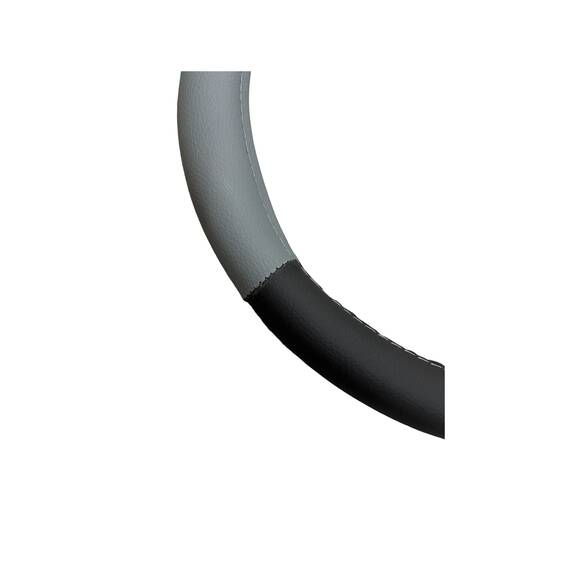 Husa volan marime M 38cm  diverse culori Cod:T888 - Negru+Gri - - Roveli