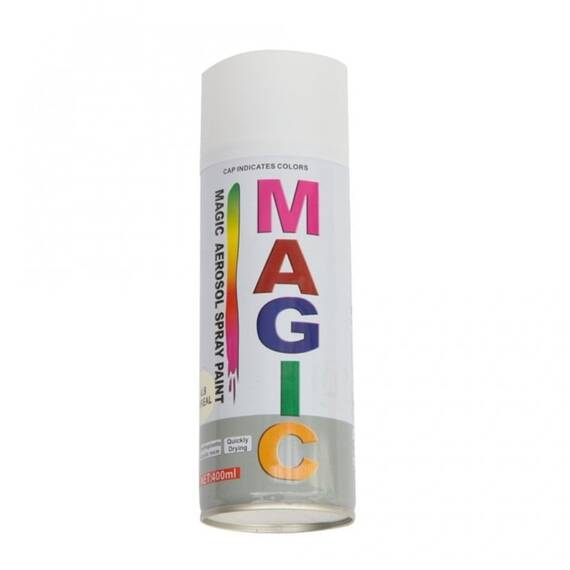 Spray vopsea MAGIC ALB   400ml Cod:10 - - Roveli