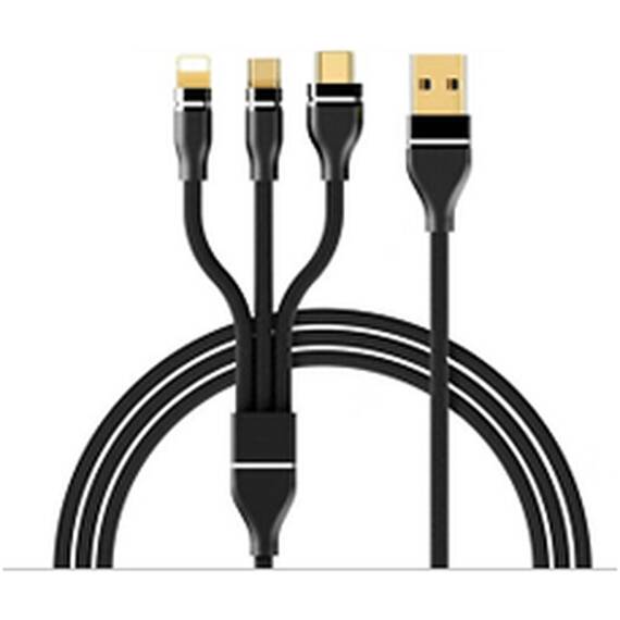 Cablu 3in1 USB 3.1A PREMIUM - Quick charge Cod: C36 - - Roveli