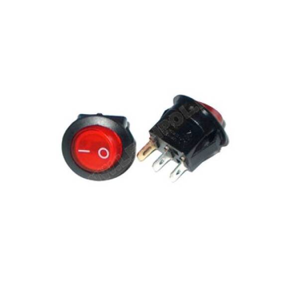 Buton 602AB2  12V 2 faze cu LED - - Roveli