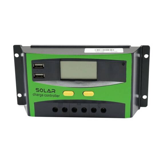 Regulator tensiune pentru panou solar 20A 48V 2X port USB  BK87459 - - Roveli