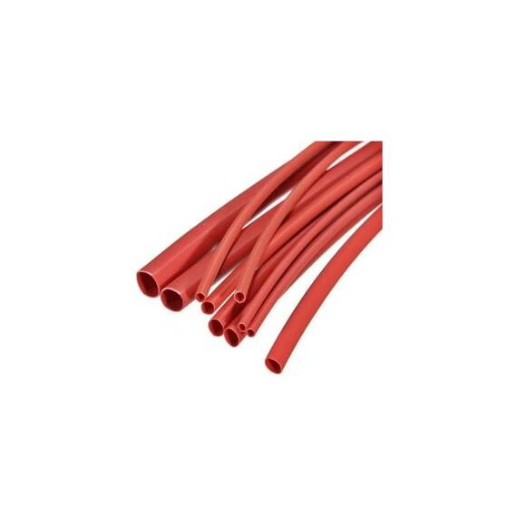 Tub rosu varnis termocontractabil 10.0 mm, 100 m / rola Cod: VRN-Q10R - - Roveli