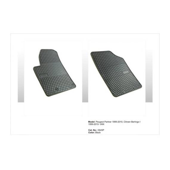Covoare cauciuc PEUGEOT PARTNER I - FURGON 1999-2010 ( 0645P P70 ) - - Roveli