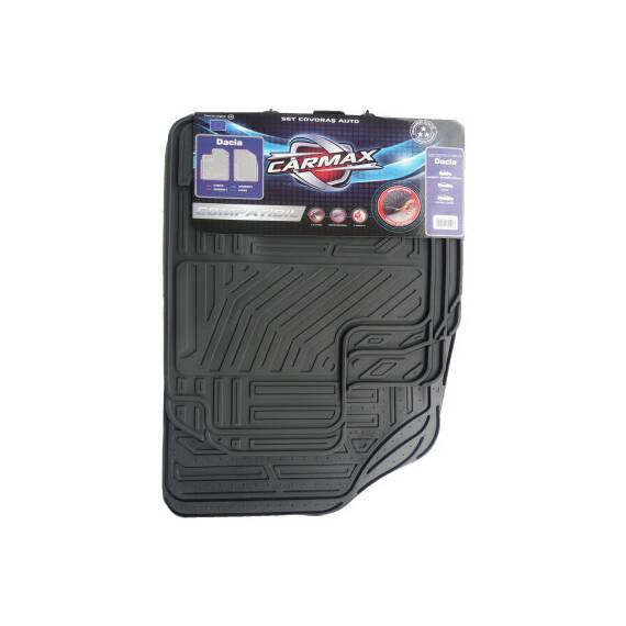Set 4 covoare cauciuc interior  compatibile DACIA -  CARMAX - - Roveli