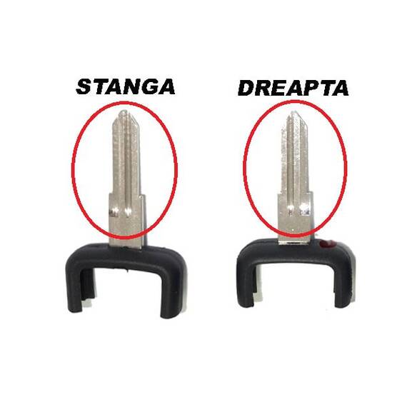 Lama carcasa telecomanda compatibila Opel 3337A ( pe stanga ) - - Roveli