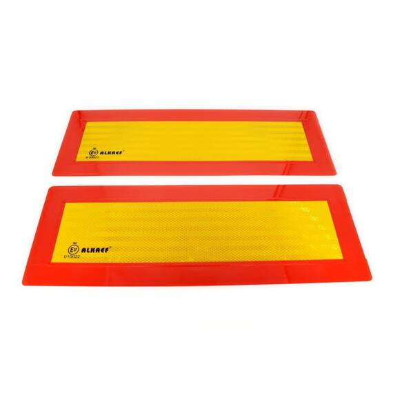 Placi reflectorizante camioane PREMIUM dreptunghiulare ( mari ) Cod: L1039101 / PD11/ PD12 2buc/set - - Roveli