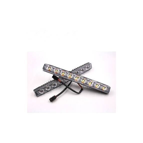 Lumini de zi DRL COB P9S lumina alba 12V - - Roveli
