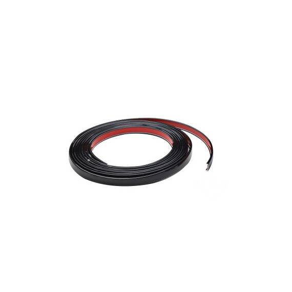 Rola ornament pentru usa,streasina NEAGRA cu adeziv 6mmx15m - - Roveli