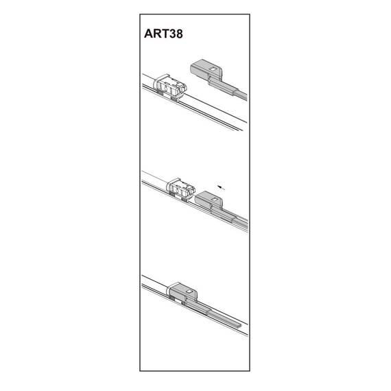Stergator parbriz sofer FIAT DOBLO Cargo Platform/Chassis (263) 02/2010➝ COD:ART38  24" - - Roveli