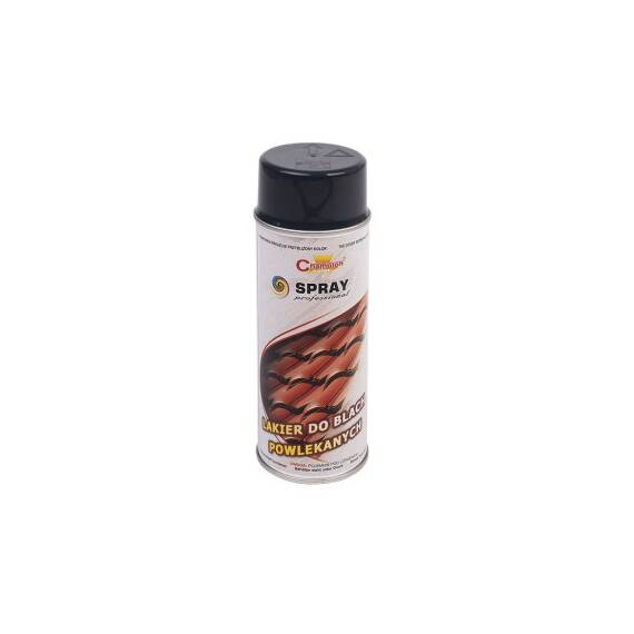 Spray vopsea CHAMPION pentru tabla acoperis Cod:RAL 8019 - - Roveli