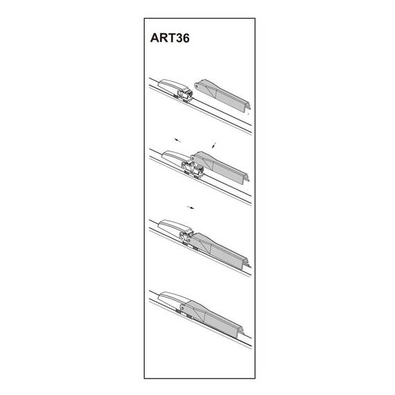 Stergator parbriz pasager AUDI A6 06/2001-> COD:ART36 22" - - Roveli