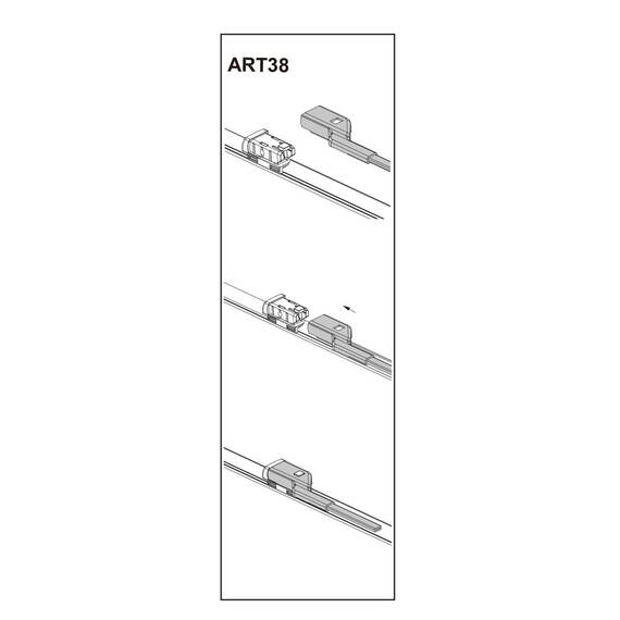 Stergator parbriz pasager FORD GALAXY II 05/06➝ COD:ART38 30" - - Roveli