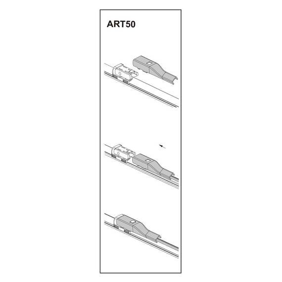 Stergator parbriz pasager SEAT ALHAMBRA (710) 06/2010➝ COD:ART50 16" - - Roveli
