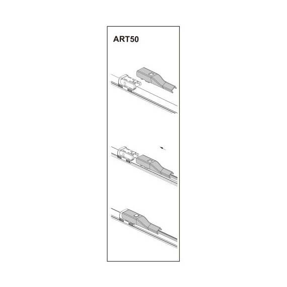Stergator parbriz pasager SKODA OCTAVIA 2013➝  COD:ART50 18" - - Roveli