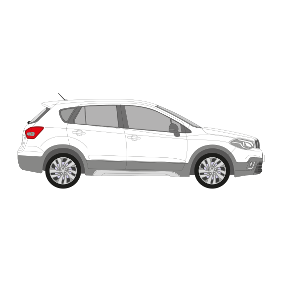 Husa auto dedicate Suzuki S-Cross SX4  FRACTIONATE - ROMB. Calitate Premium - - Roveli