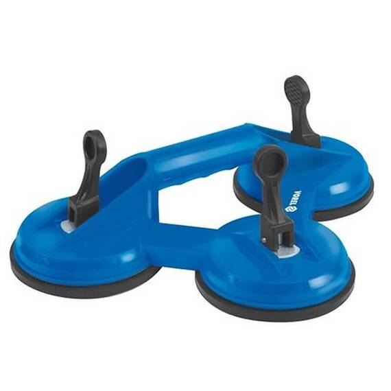 Ventuza tripla pentru geam 100kg VOREL 05302 - - Roveli