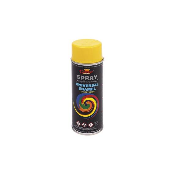 Spray vopsea Profesional CHAMPION  Galben 400ml Cod:RAL 1018 - - Roveli
