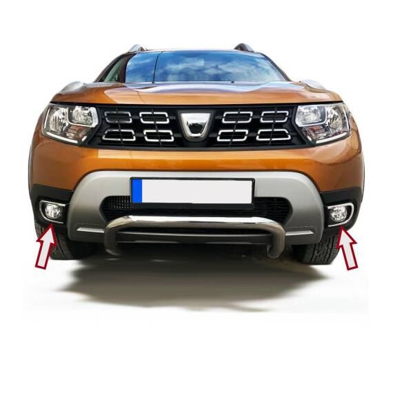Ornament cromat pentru proiectoare Dacia Duster II 2018->  CROM 5500 - - Roveli