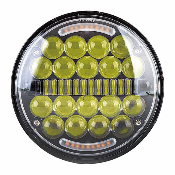 Proiector LED 90W 12-24V cu 2 faze si lumina de zi DRL alba SPT701-901 - - Roveli