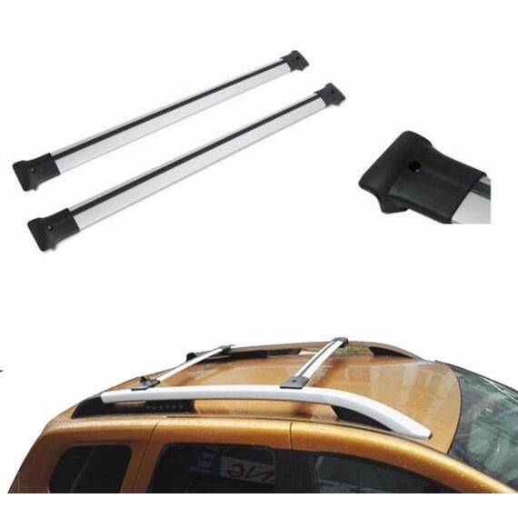Set bare portbagaj aluminiu Dacia Duster II 2018-> Cod:DST-18-2 - - Roveli