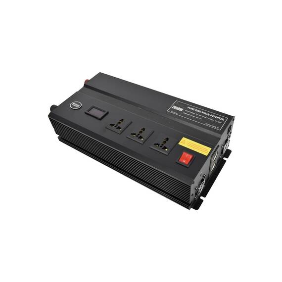 Invertor tensiune profesional 12-220V 50HZ 2000W PUR SINUSOIDAL Cod:LKS2000 - - Roveli