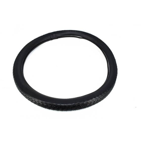 Husa volan FX98 din imitatie de piele impletita  marime: M culoare: negru - - Roveli