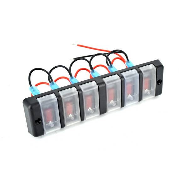 Panou 6 intrerupatore  SPP21 12V - - Roveli