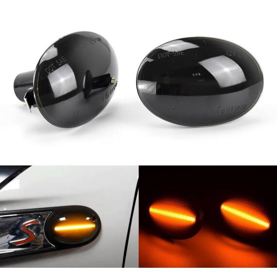 Lampi LED semnalizare dinamica compatibila: BMW , MINI Cooper COD: A089D - - Roveli