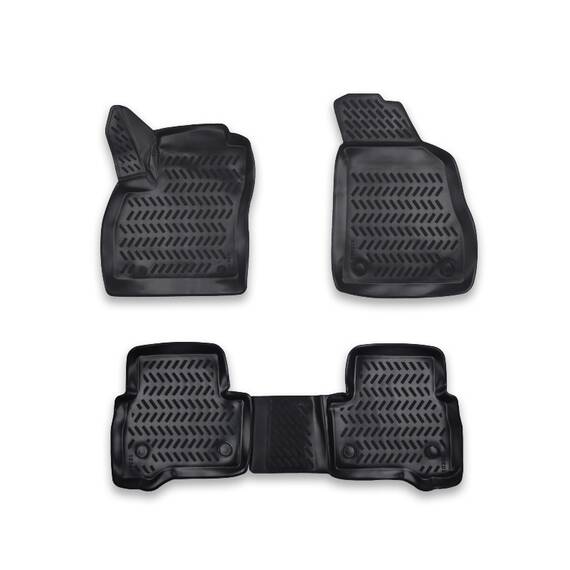 Covoare cauciuc stil tavita Peugeot Bipper  2007-> (3D AP-1029),A80 - - Roveli