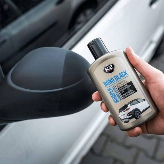 Solutie innegrit bare si bandouri auto K2  BONO BLACK 250ml Cod:K030N - - Roveli