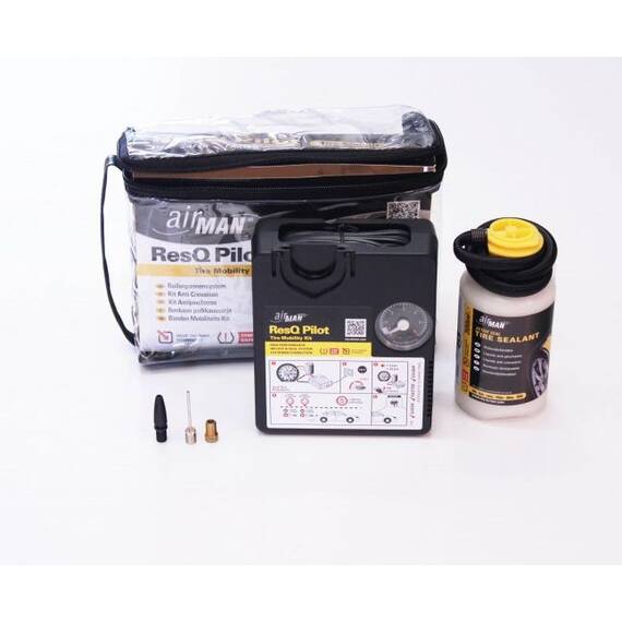 Compresor AirMAN ResQ Pilot (set de reparații pentru anvelope de 12 "-17") 300ml - - Roveli