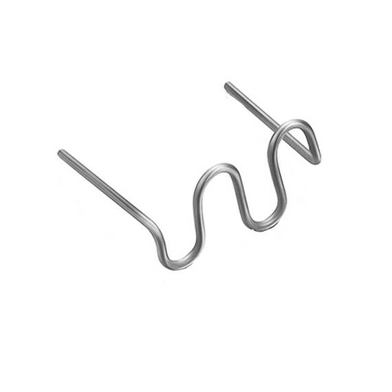 Set 100 cleme tip S pentru pistol de reparat obiecte din plastic 0.8mm  Cod: K18028-1 - - Roveli