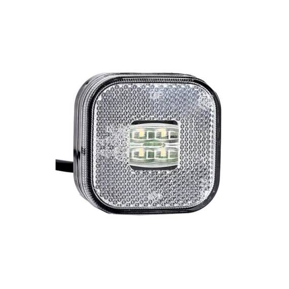 Lampa gabarit 62x62, LED, alba, 12-36V, Cod:FT-027-B  Fristom - - Roveli