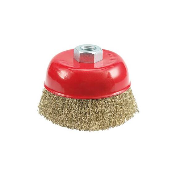 Perie cupă din sârma 100mm Cod: 06971 - - Roveli