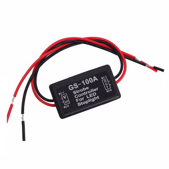 Modul flash strobo LED Frana 12-24V Cod: GS-100A - - Roveli