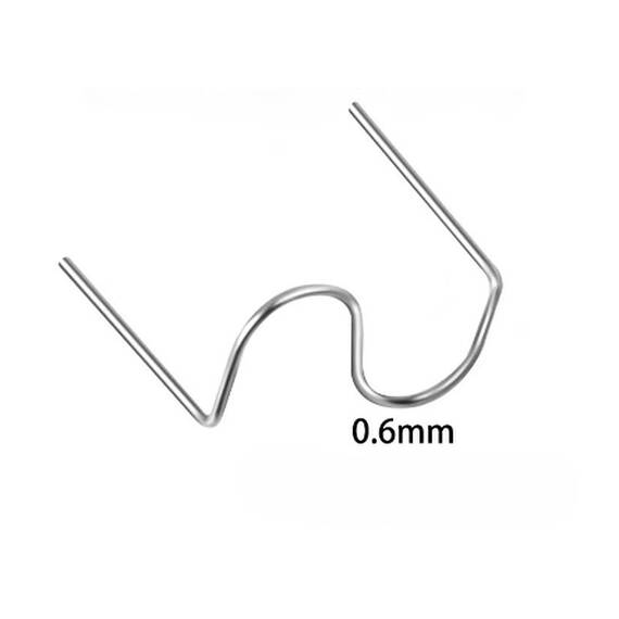 Set 100 cleme pentru pistol de reparat obiecte din plastic 0.6mm  Cod: K18028-10 - - Roveli