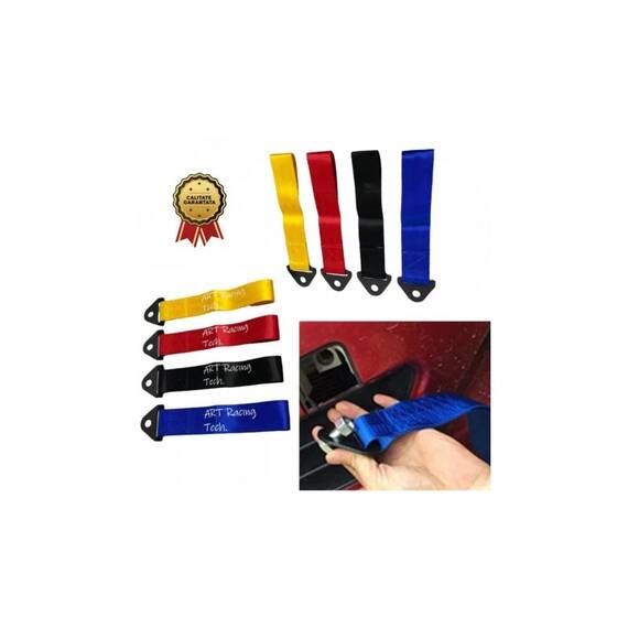 Ornament curea remorcare racing Cod:TCD-0001 - Galben - - Roveli