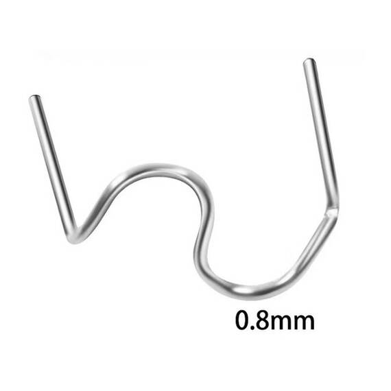 Set 100 cleme pentru pistol de reparat obiecte din plastic 0.8mm  Cod: K18028-14 - - Roveli