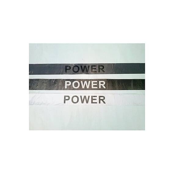 Abtibild   parasolar "POWER" diverse culori Cod:DZ-2 - Negru - - Roveli