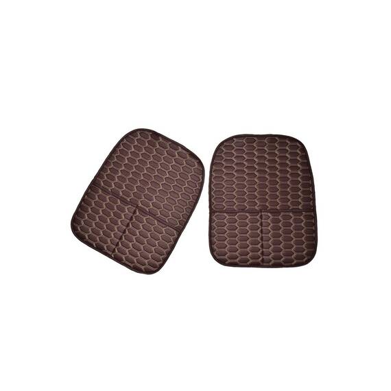 Husa protectie spate scaun organizator HEXAGON ART - Negru cusatura Rosie Y03NR - - Roveli