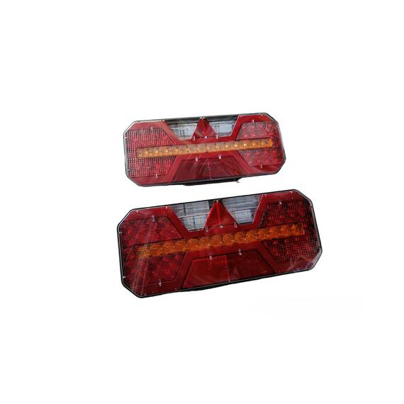 Lampa Stop SMD COD: 2207 cu semnalizare dinamica Voltaj: 12V-24V 61 SMD - Dreapta 2207AR - - Roveli