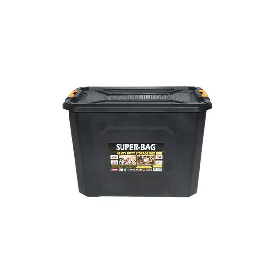 Cutie depozitare cu capac pentru sarcini grele 60L 580x380x405mm Cod: BK92829 - - Roveli