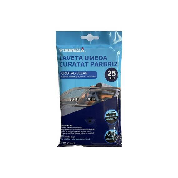 Laveta umeda curatat parbriz VISBELLA Cod:598 - - Roveli