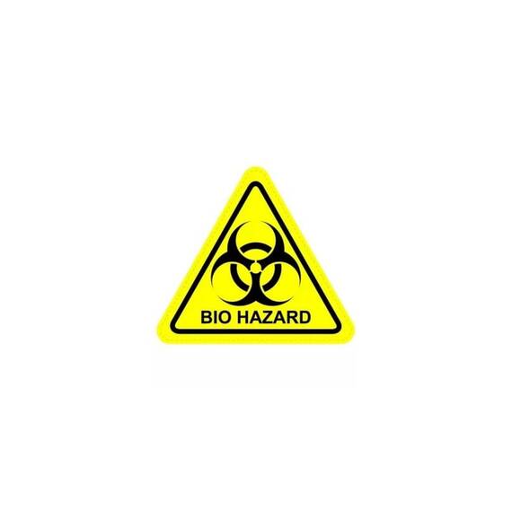 Abtibild refectorizant  BIO HAZARD   6,5x5,7cm  Cod:LT-03 - - Roveli