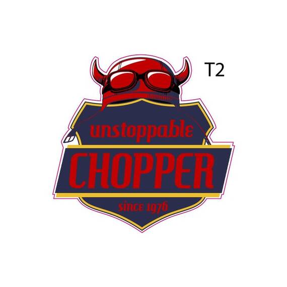 Abtibild "CHOPPER " Cod:TAG 073 / T2 - - Roveli