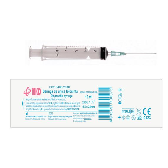 Seringi de unica folosinta 10 ml - - Roveli