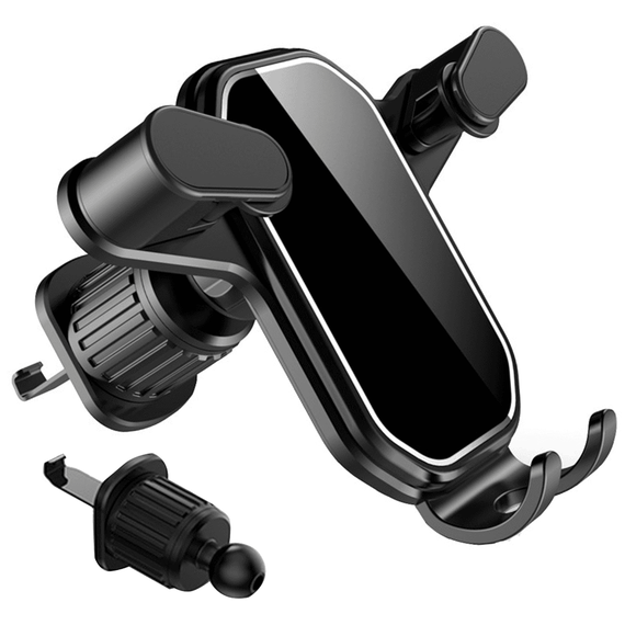 Suport auto telefon Z101A, prindere in grila de ventilatie, clema - 6- Roveli